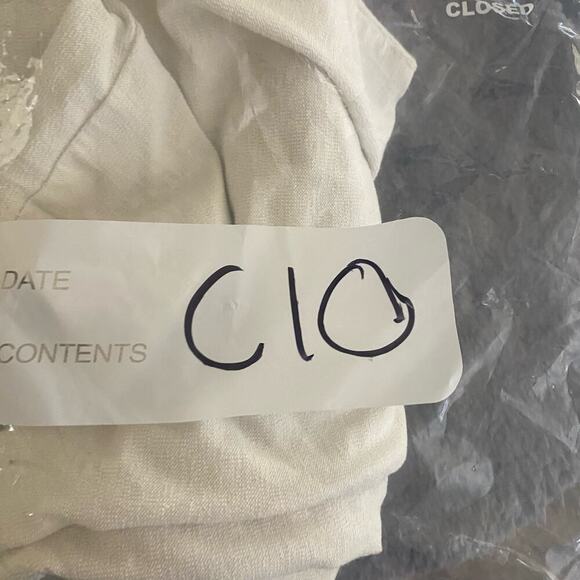 Eileen Fisher womens M High Waist Slim Crop Pants Viscose blend career office - Picture 10 of 10